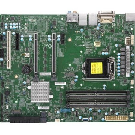 Supermicro Intel C246, Xeon-E/Core I3/Pentium/Celeron, Lga1151(Socket MBD-X11SCA-O